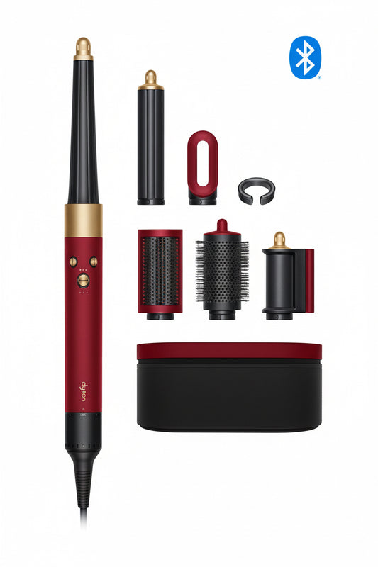 Multi-styler Dyson Airwrap i.d.™ - cheveux bouclés à frisés (Velours Rouge/Or)
