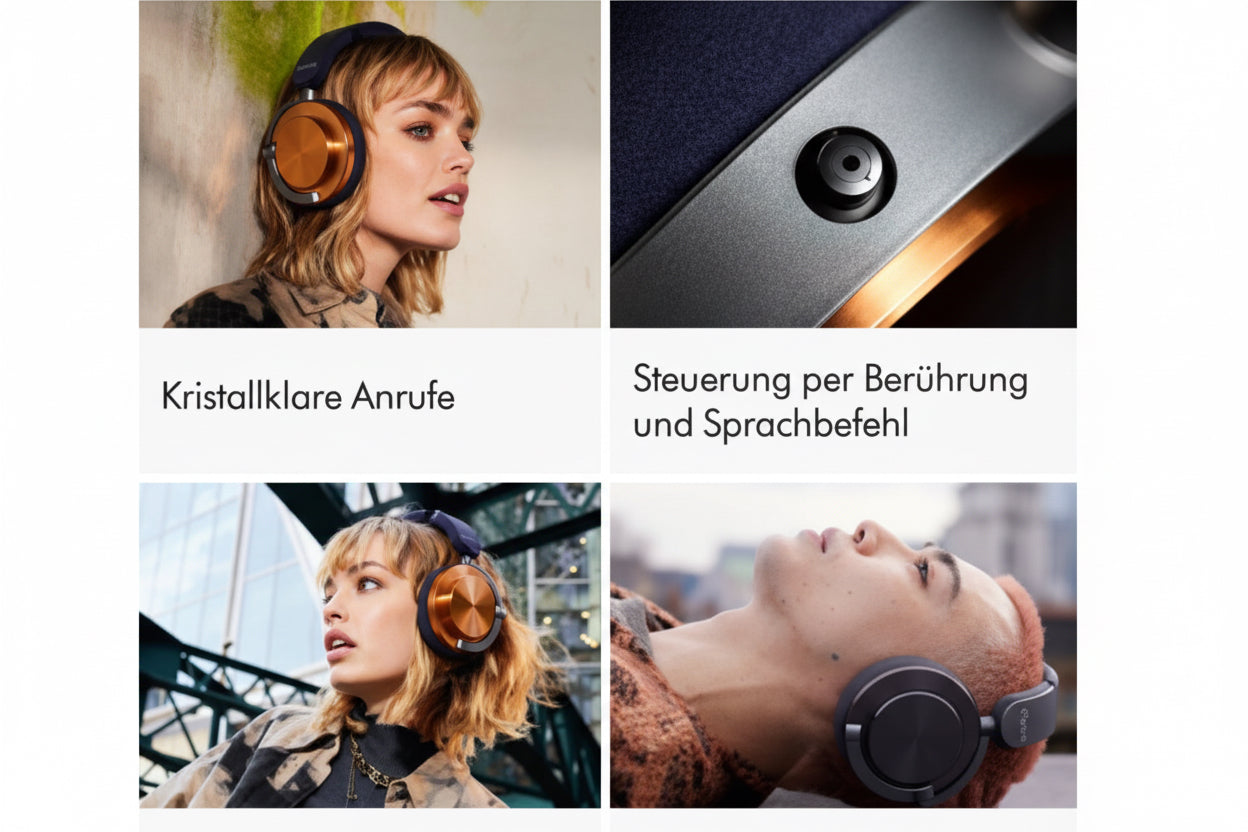 Casque Dyson OnTrac™ Bleu de Prusse/Cuivré