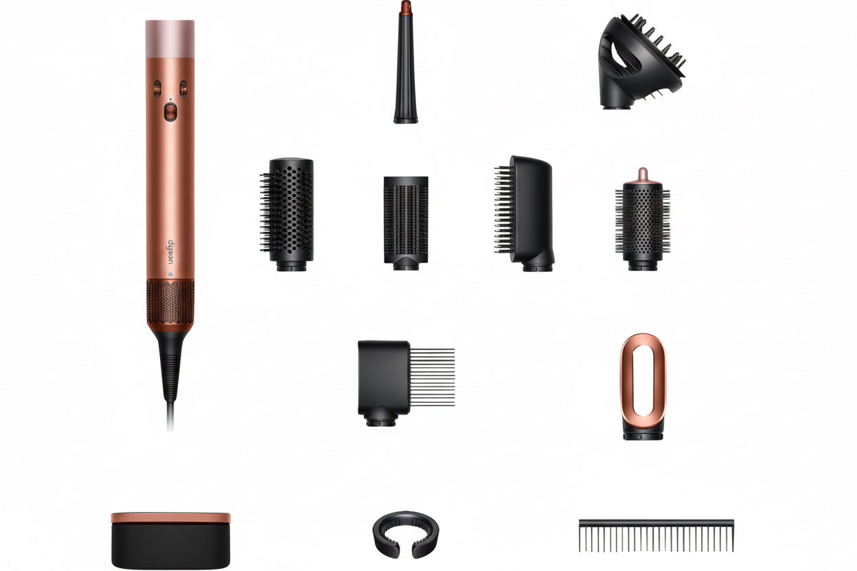 Dyson Airwrap i.d. Curly+Coily - Multistyler - Amber Silk/Pink Champagne