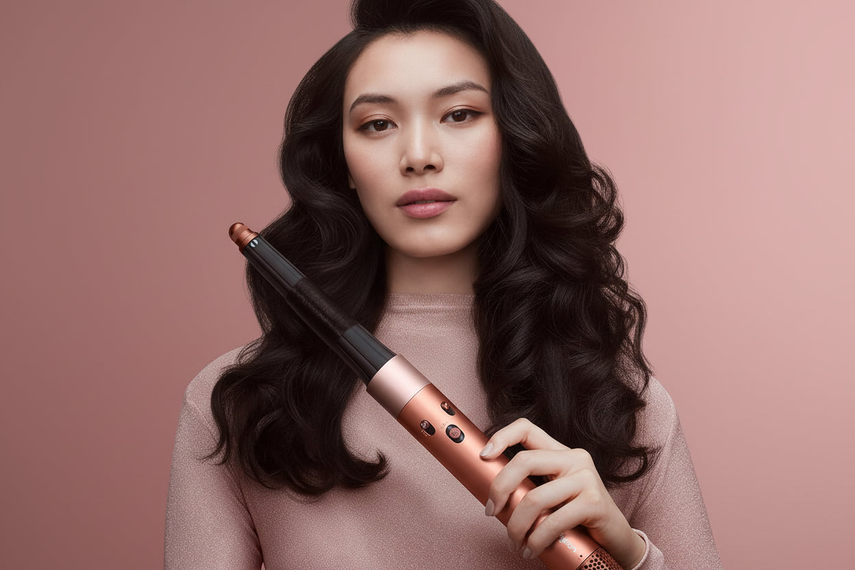 Dyson Airwrap i.d. Curly+Coily - Multistyler - Amber Silk/Pink Champagne