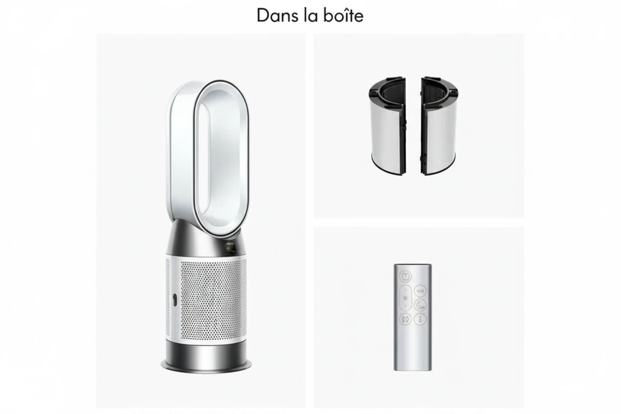 Chauffage purificateur Dyson Purifier Hot+Cool HP1 (Blanc)