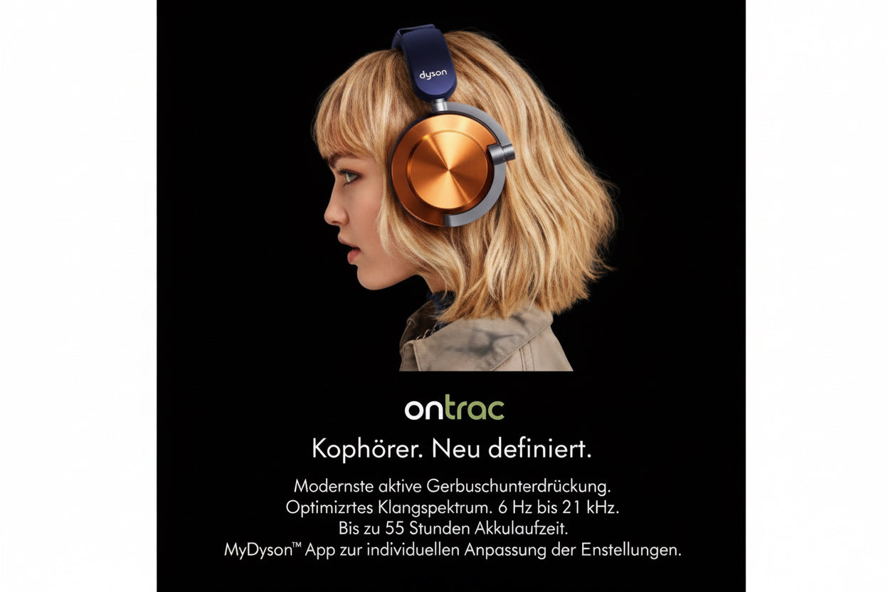 Casque Dyson OnTrac™ Bleu de Prusse/Cuivré